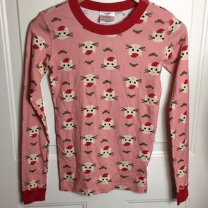 NWOT/ Hanna Andersson sleep shirt top Santa 12 150
